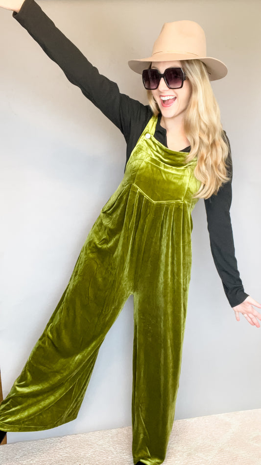 Olive Statement Overalls