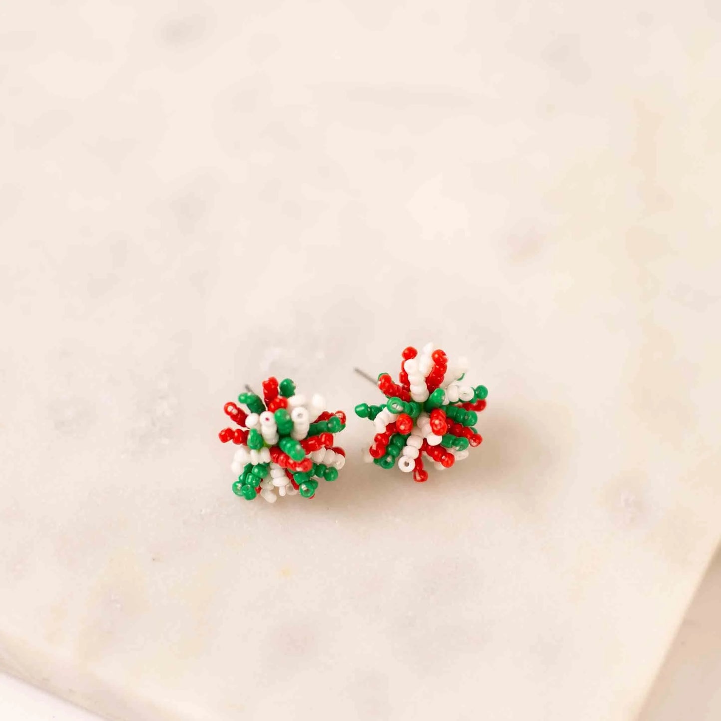 Christmas Pom Studs