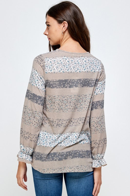 Here for the Frills Top - 2 Colors
