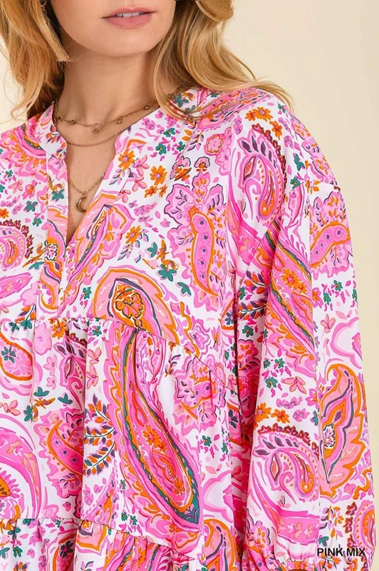 Set Me Free Paisley Blouse
