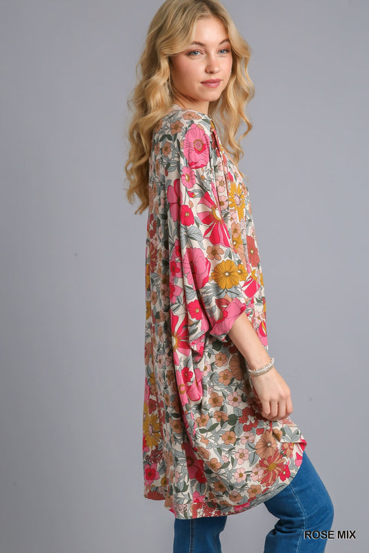 Lovely Day Floral Kimono