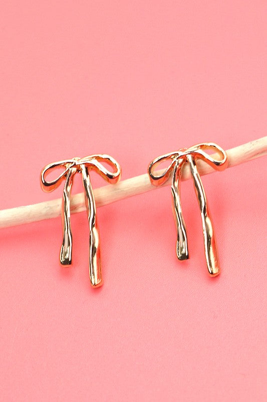 Dainty Bow Earrings