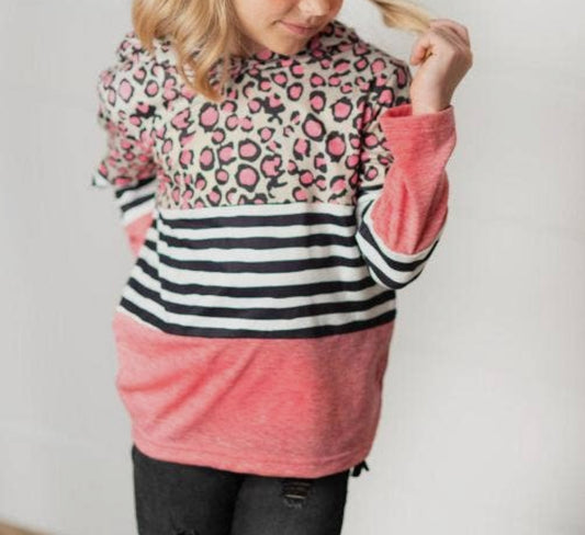 Striped Cheetah babes top