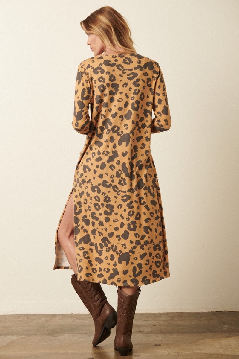 Lux Cheetah Cardigan