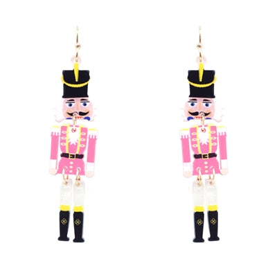 The Pink Nutcracker Earrings
