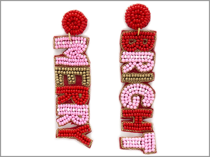Merry & Bright Seed Bead Earrings