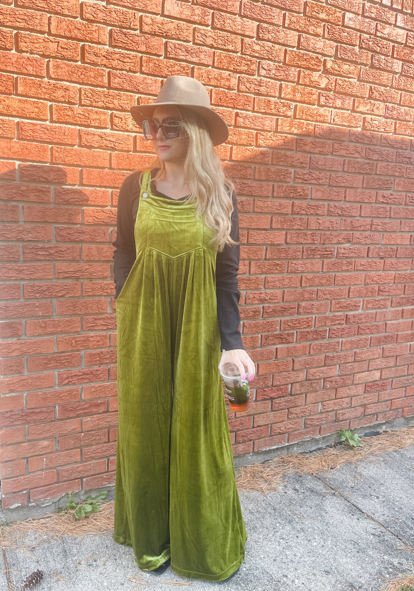 Olive Statement Overalls