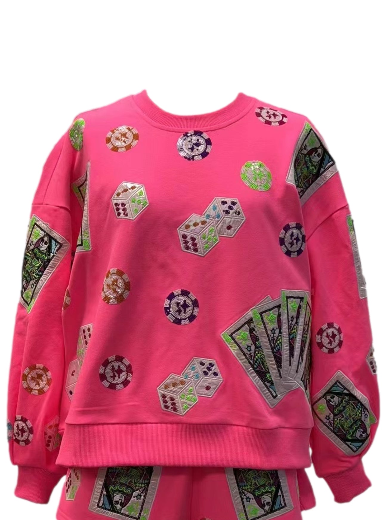 Queen of Sparkles Casino Sweatshirt