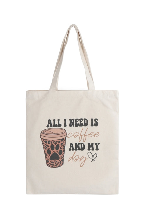 Coffee & My Dog Tote