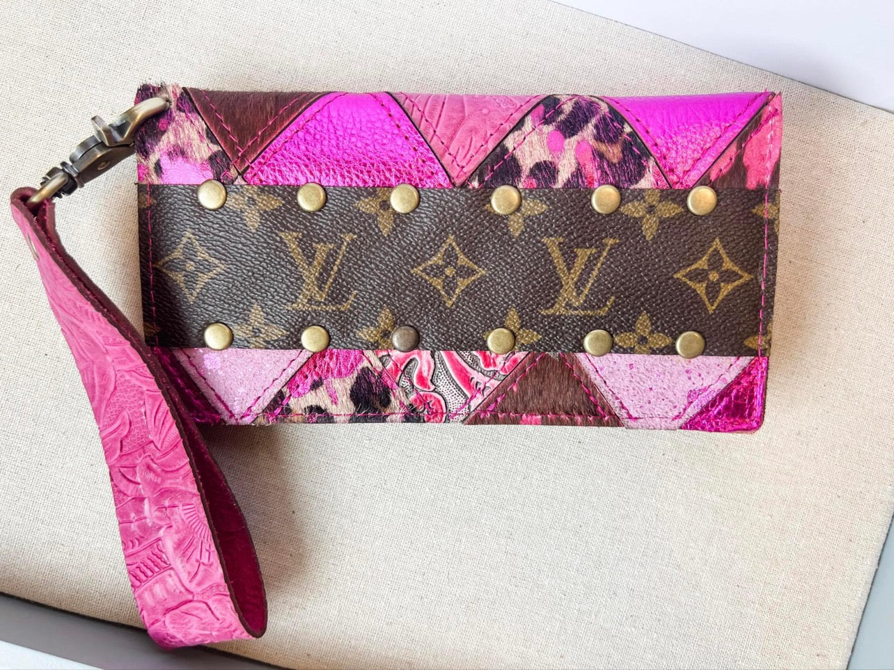 Snap and Zip Wallet with Wristlet