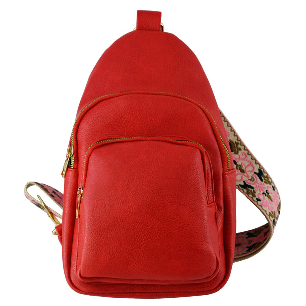 Stylish Sling Crossbody - Red
