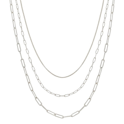 Silver Triplet Chain