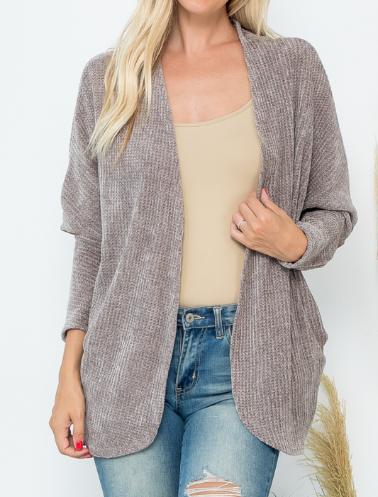 Cozy Mushroom Cardigan