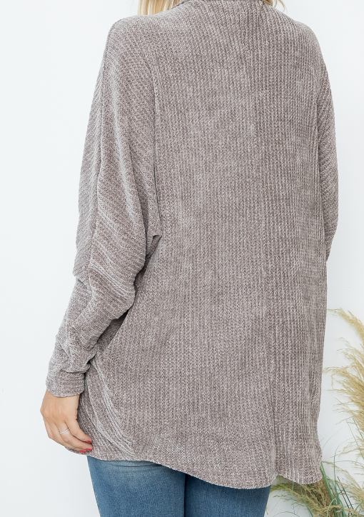 Cozy Mushroom Cardigan