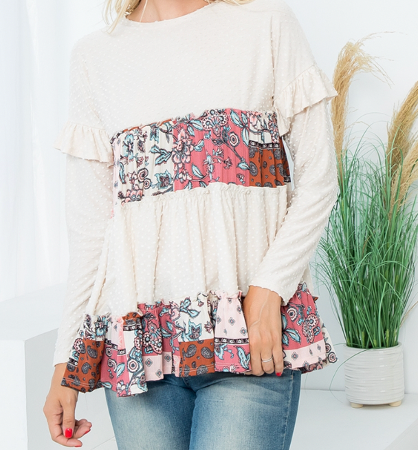 Swiss Dot Blouse