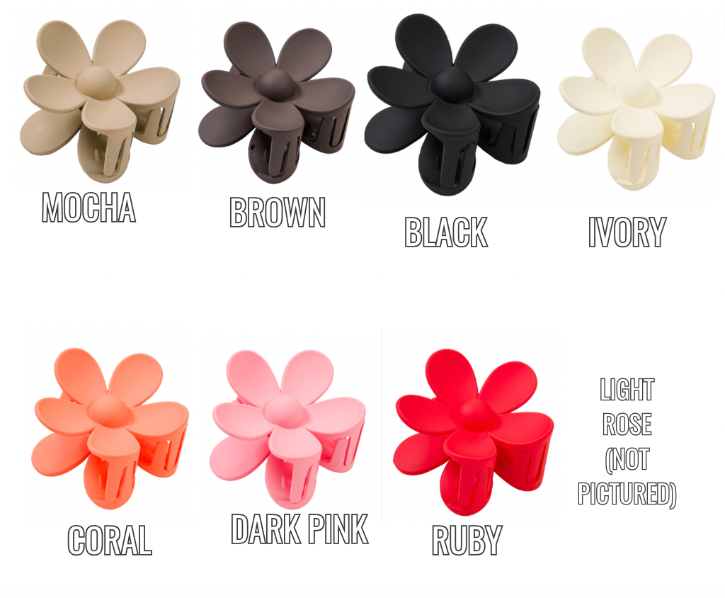 Daisy Claw Clips