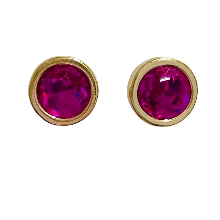 Fuchsia Post Earrings