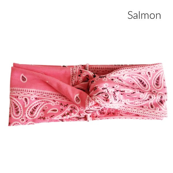In a Twist Paisley Headband - 2 Colors