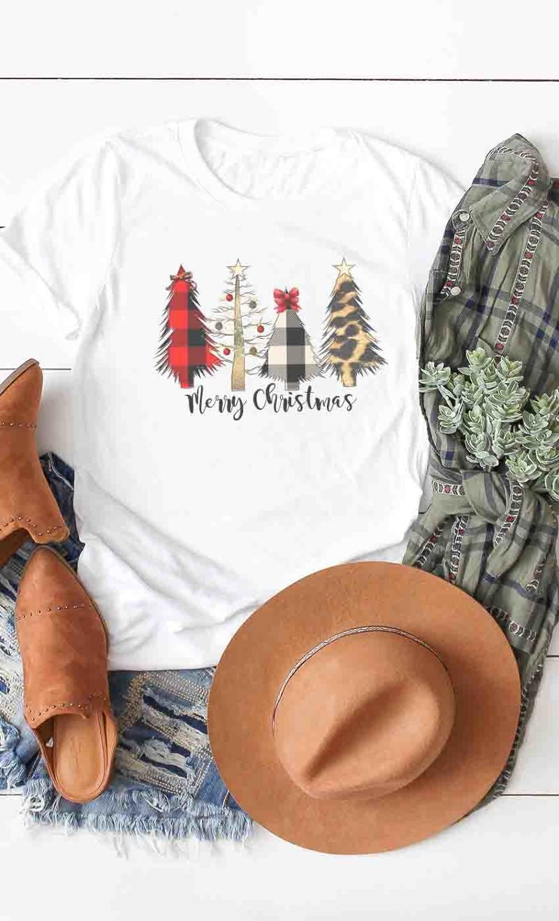 Merry Christmas Plus Size Tee