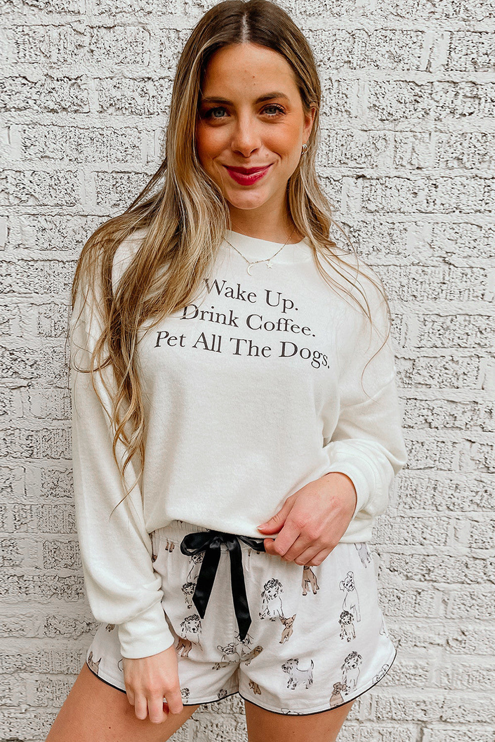 Pet All the Dogs Loungewear Set