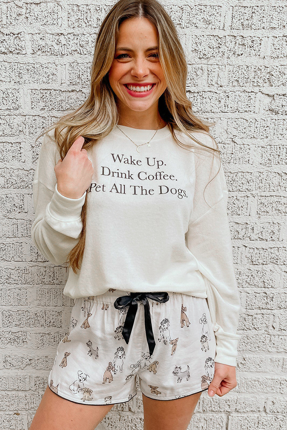 Pet All the Dogs Loungewear Set