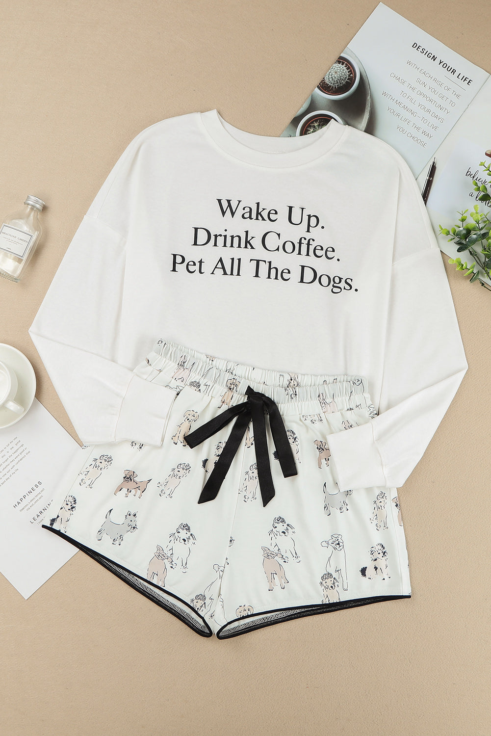 Pet All the Dogs Loungewear Set
