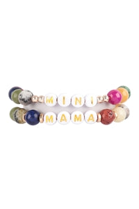 Mama and Mini Multi-Color Bracelet Set