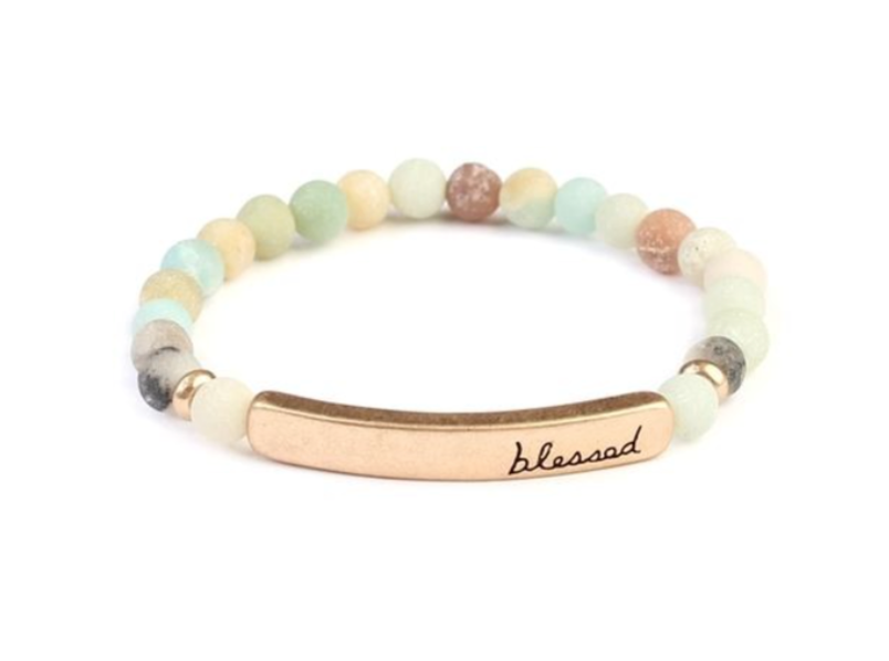 Blessed Beaded Bracelet - 4 Colors