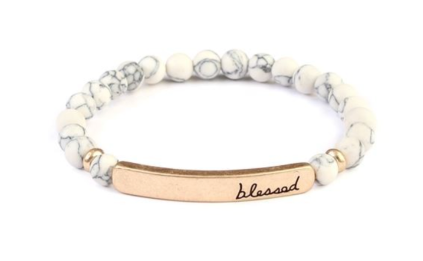 Blessed Beaded Bracelet - 4 Colors