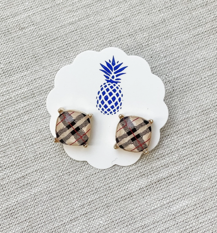 Designer Inspired Stud Earrings