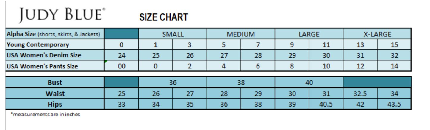 Judy Blue Light Wash Shorts