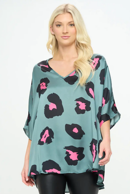 Adrienne Luxury Cheetah Top