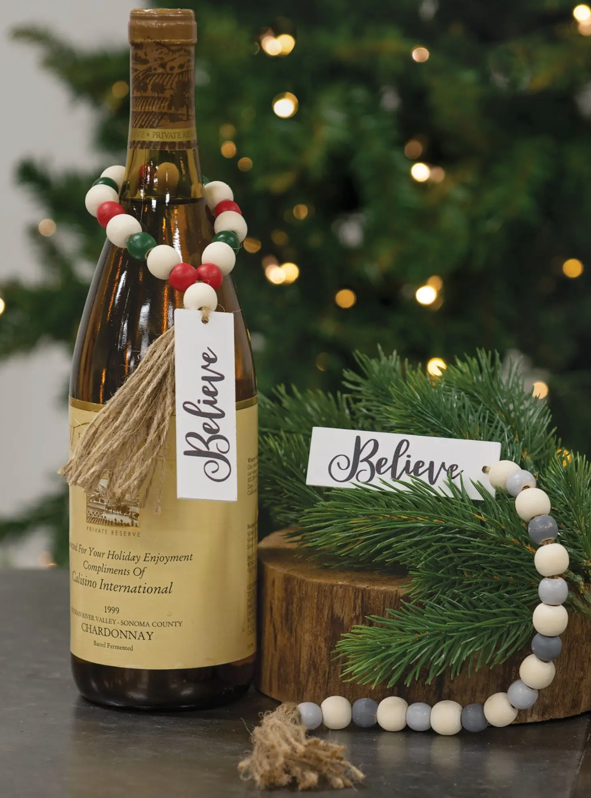 Believe Tassle Garland w/Beads