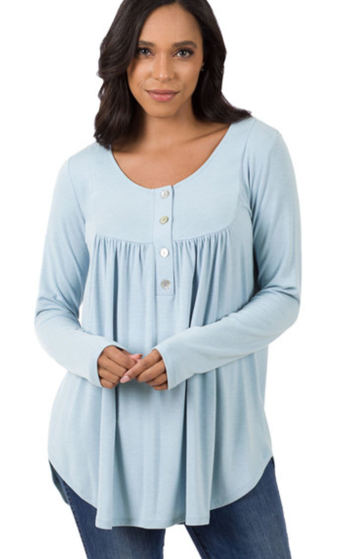 Blue Skies Super Soft Blouse
