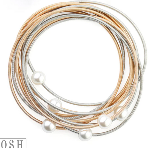 Pearl Guitar Strand Bracelets