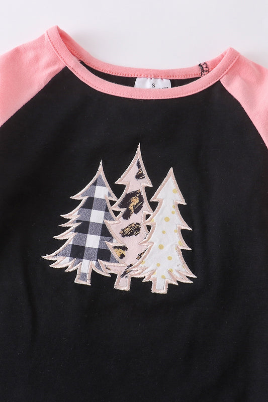 Pink Christmas Tree Tunic