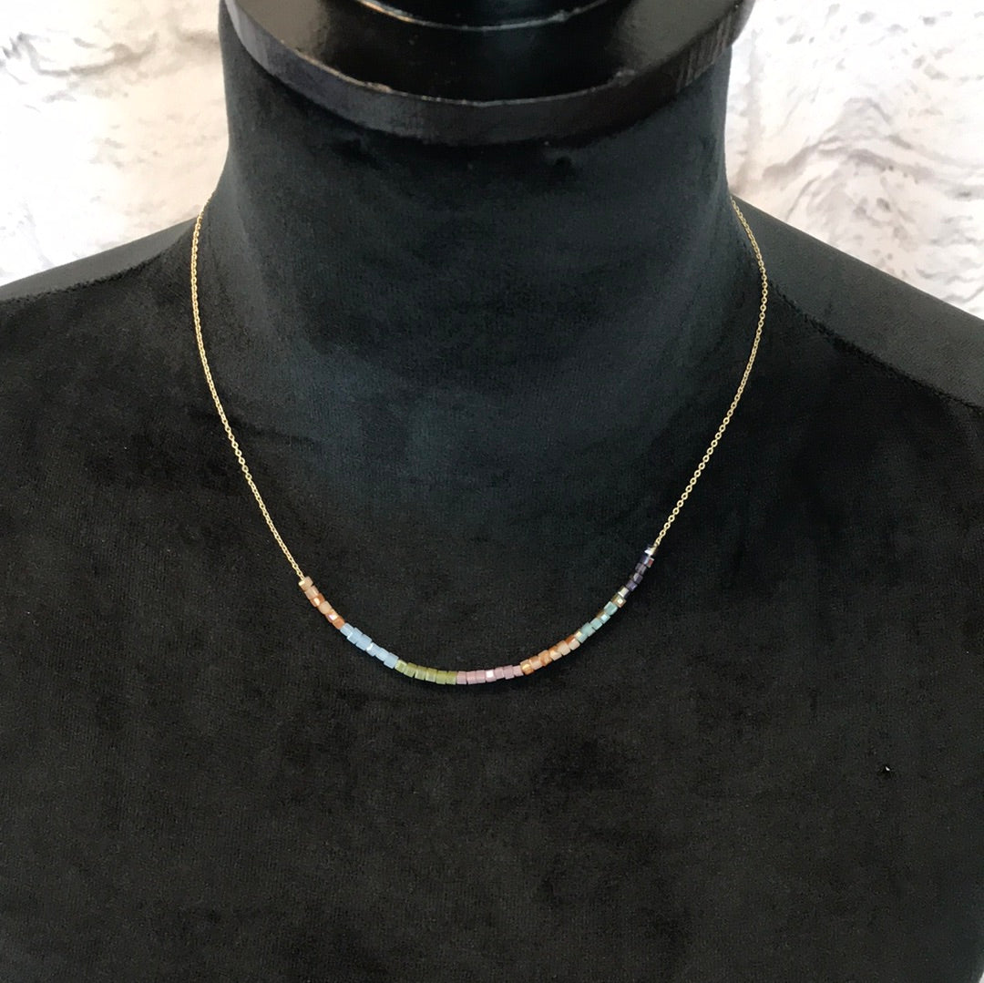 Multicolor Bead Necklace