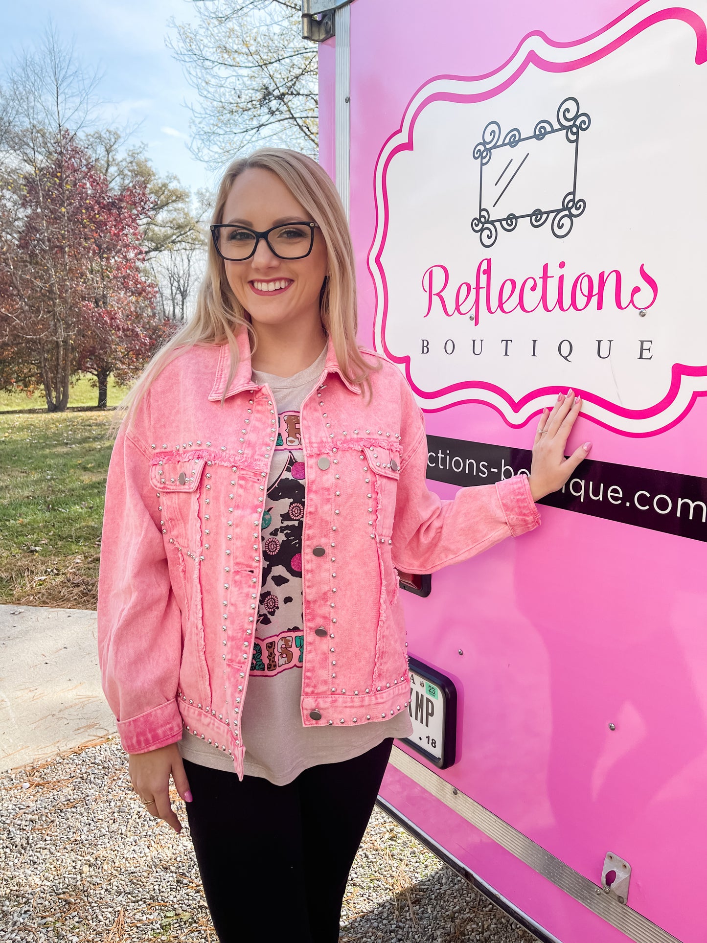 Rebel in Pink Jacket