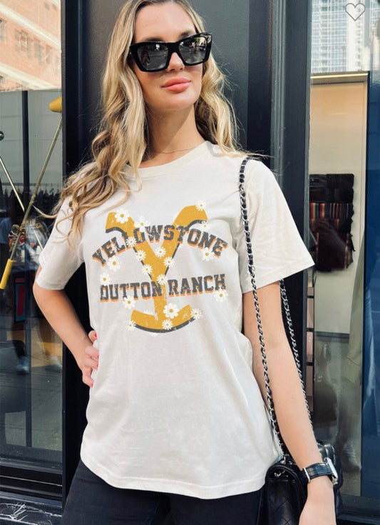 Yellowstone Daisy Tee