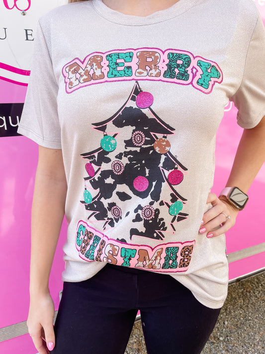 Sparkle Merry Christmas Tee