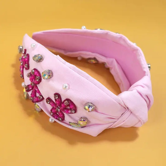 Bow Seed Bead Headband