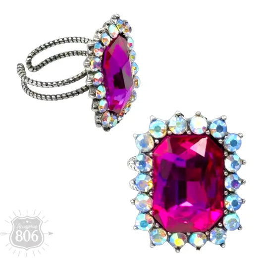 Fuschia Statement Ring