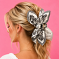 Paisley Boho Hair Claw Clips