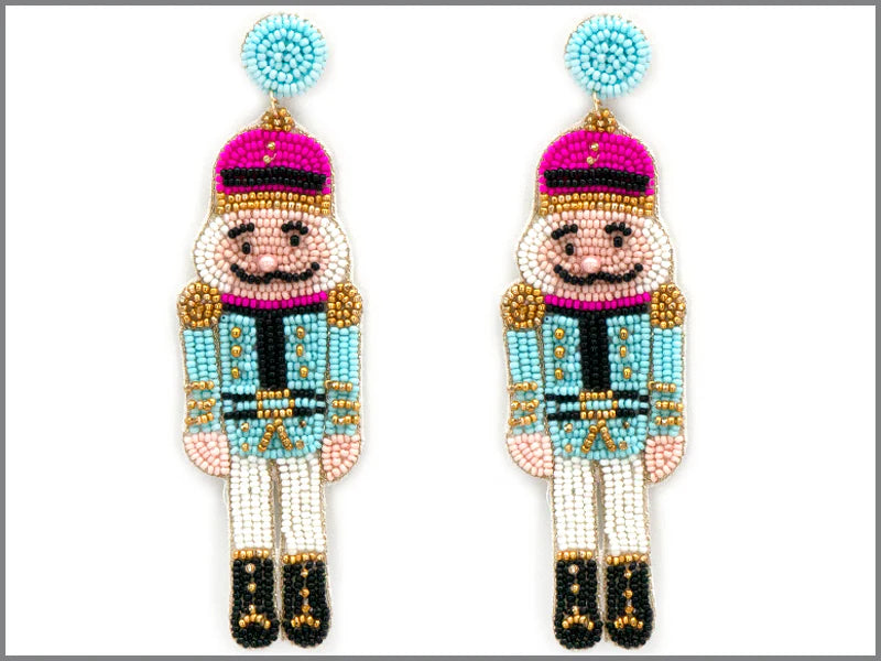 Nutcracker Seed Bead Earrings