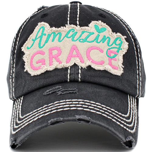Amazing Grace Hat - Black