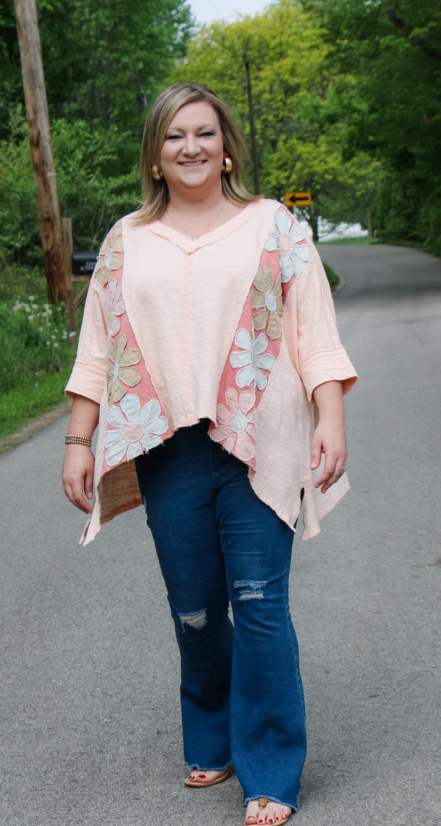 Oversized Daisy Oli and Hali Blouse