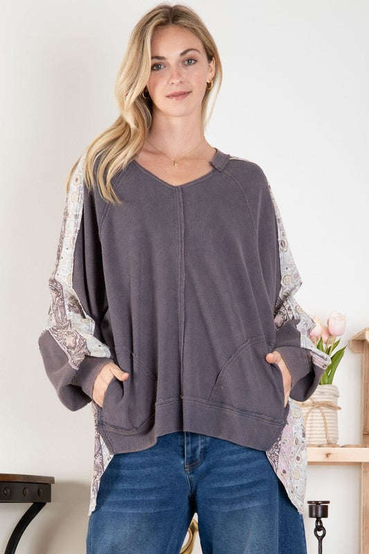 Mineral Washed Statement Top