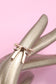 Gold Stretchy Bow Ring