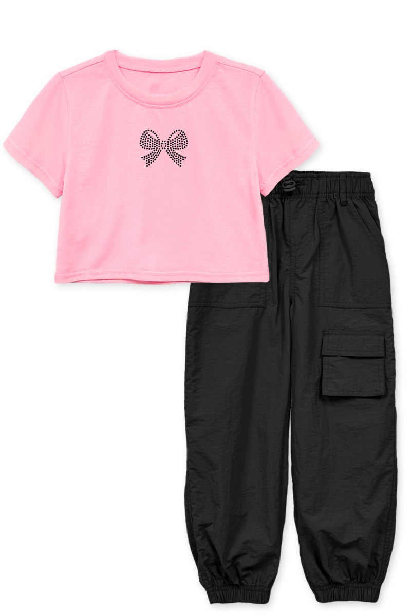 Babes Bow Joggers Set