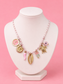 Corded Pink Charm Necklace